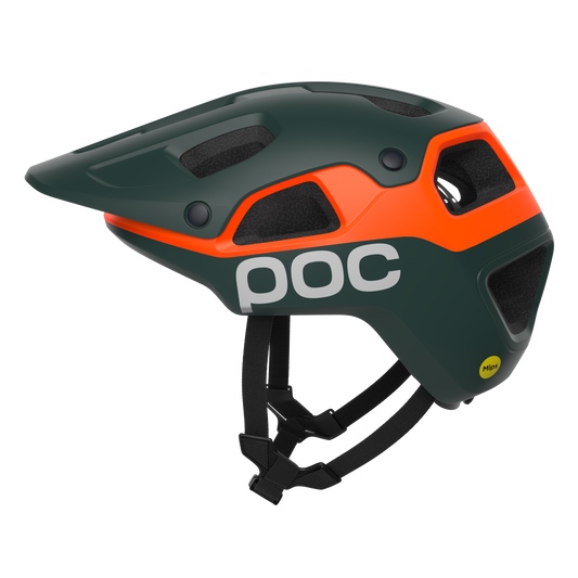 MTB-Helm POC CULARIS PURE Mattgrün/Mattorange