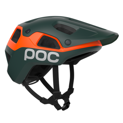 MTB-Helm POC CULARIS PURE Mattgrün/Mattorange