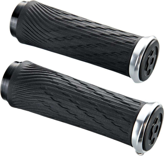 SRAM Grips für Grip Shift Griffe Schwarz/Silber (100mm)