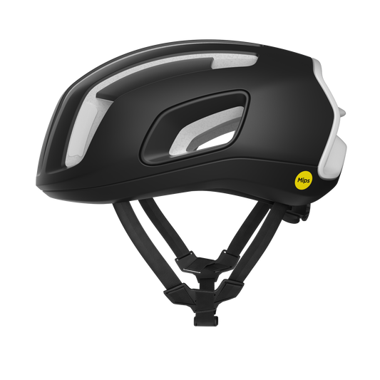 Casque Route POC CYTAL MIPS Noir Matt/Blanc Matt