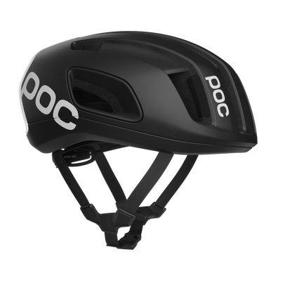 Rennhelm POC CYTAL MIPS Schwarz/Weiß Matt Logo