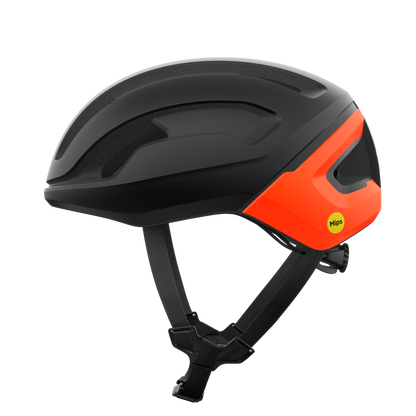 Rennradhelm POC OMNE AIR MIPS Schwarz Matt/Orange Fluo