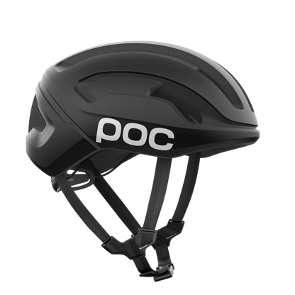 Rennradhelm POC OMNE AIR MIPS Logo Schwarz Matt/Weiß