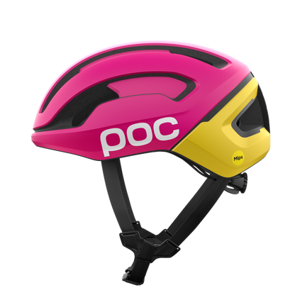 Straßenhelm POC OMNE AIR MIPS Logo Rose/Gelb