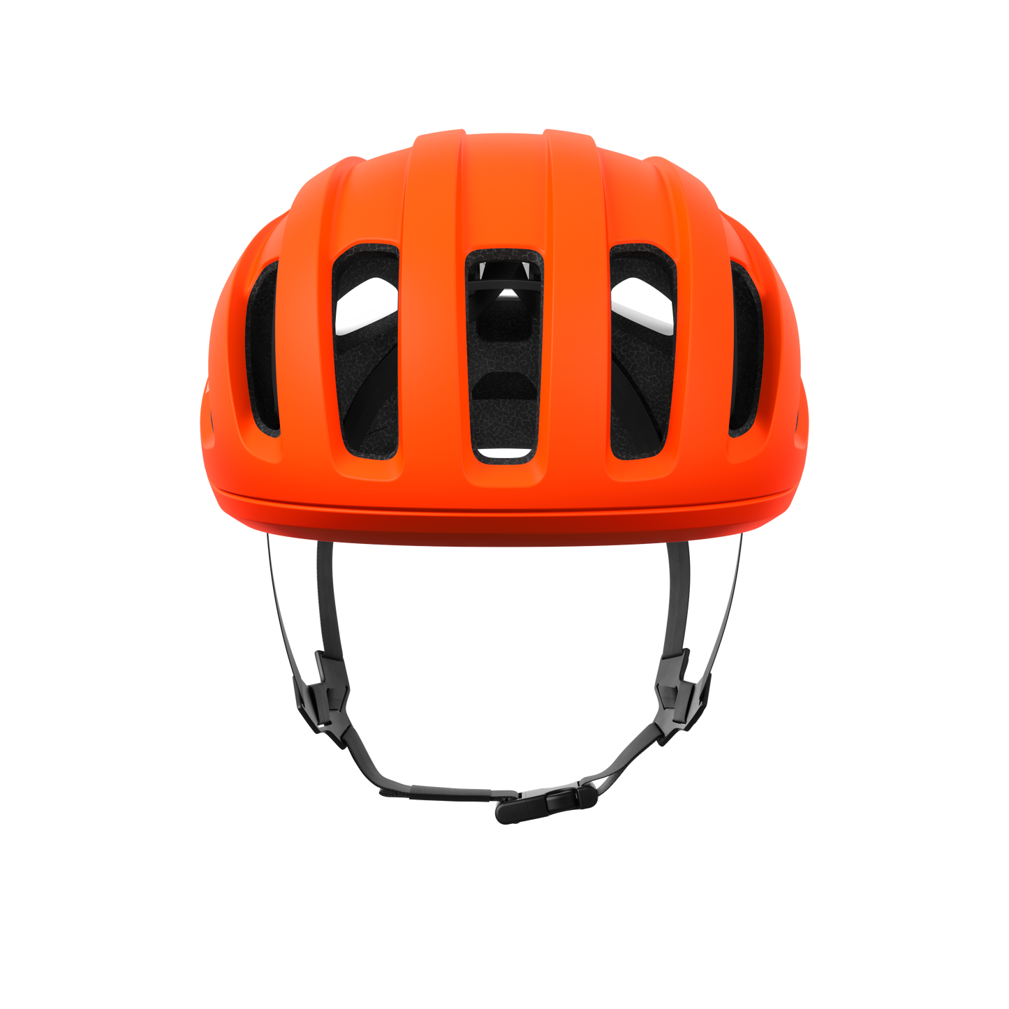 Rennradhelm POC AMIDAL Matt Orange/Matt Schwarz/Matt Weiß