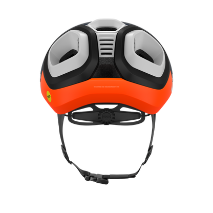 Casque Route POC AMIDAL Marine/Orange/Blanc Matt