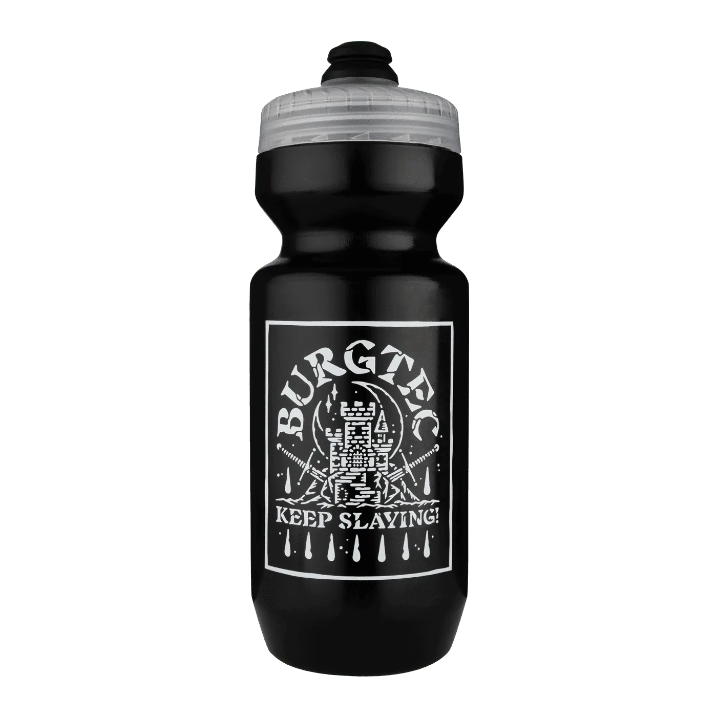 Trinkflasche BURGTEC GUZZLE Keep Slaying Schwarz
