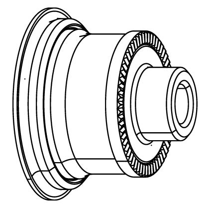 Achsendkappe Hinterrad ZIPP Cognition Antriebsseite SRAM XDR #11.2018.033.003
