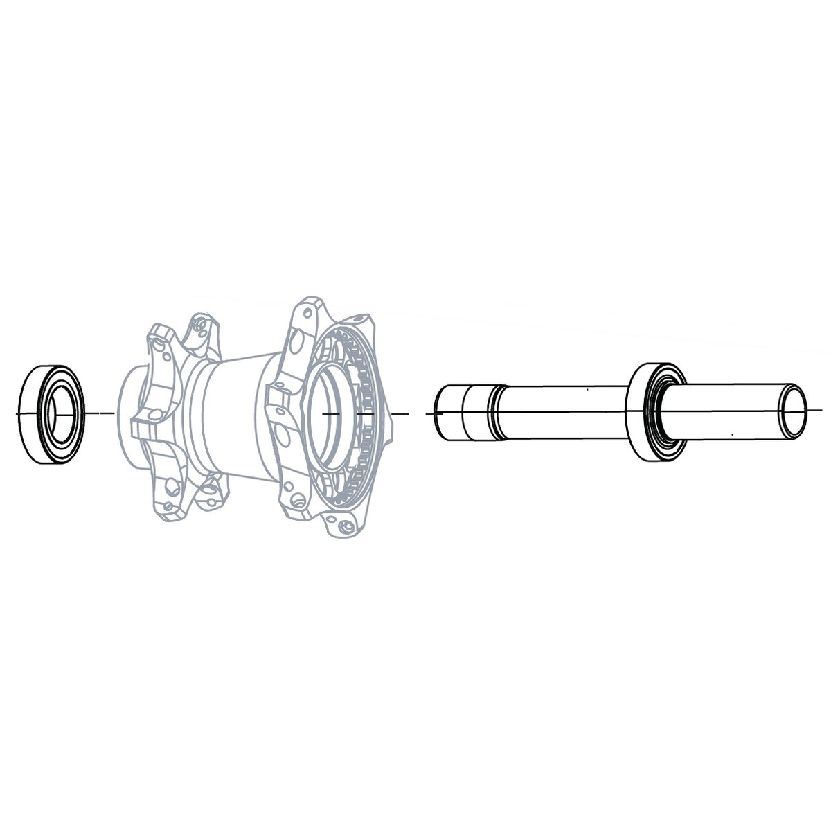 ZIPP Hinterradachse Cognition V1 Generation 2 #11.2018.056.000
