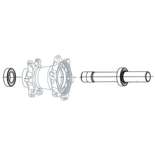 ZIPP Hinterradachse Cognition V1 Generation 2 #11.2018.056.000