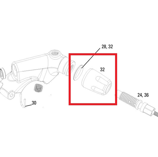 Kit Molette ROCKSHOX SPEED ADJUST REVERB A2-B1
