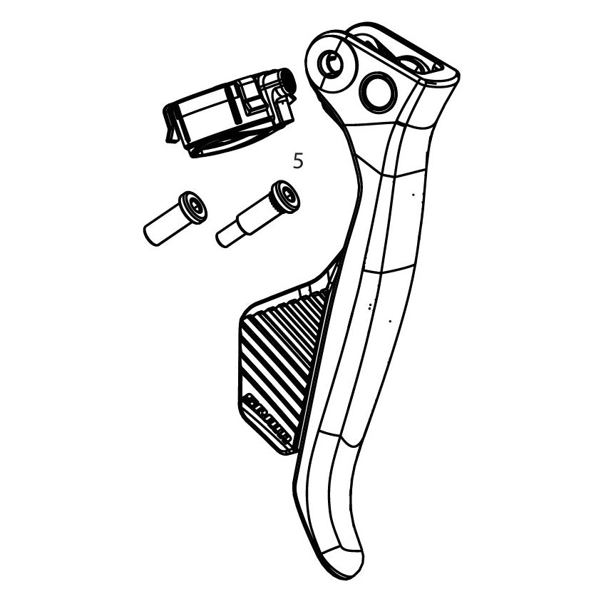 Nur Hebel rechts SRAM APEX/RIVAL AXS