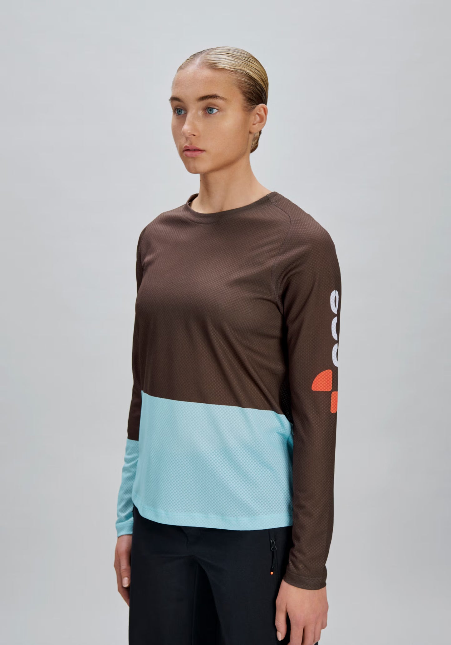 Trikot POC MOTION AIR Langarm Damen Bronze/Blau