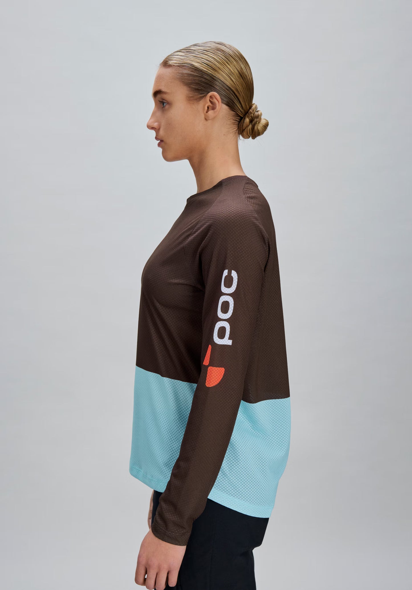 Trikot POC MOTION AIR Langarm Damen Bronze/Blau