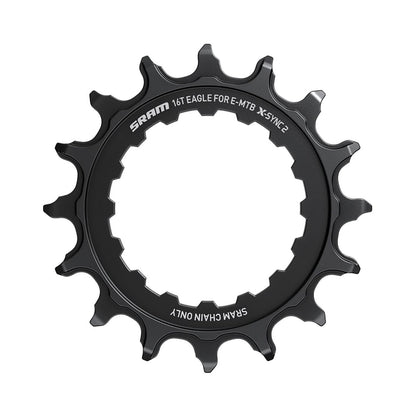 Plateau Mono SRAM EAGLE X-SYNC 2 11/12V BOSCH Direct Mount — vue du plateau sur fond blanc