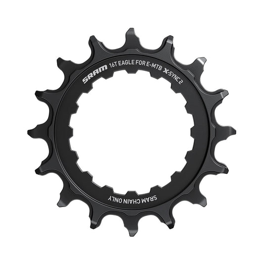 Plateau Mono SRAM EAGLE X-SYNC 2 11/12V BOSCH Direct Mount — vue du plateau sur fond blanc