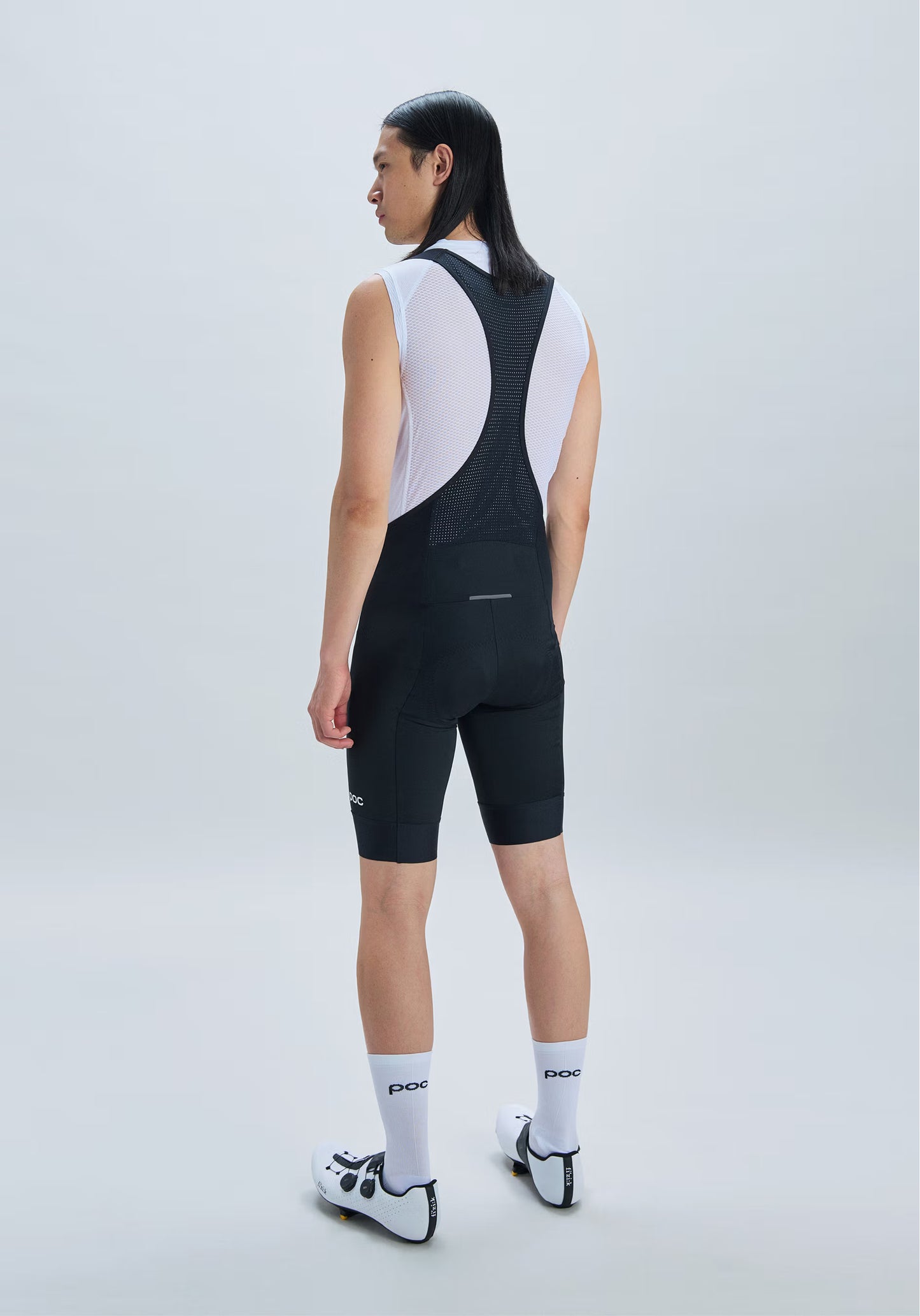 POC CADENCE Kurze Trägerhose Schwarz