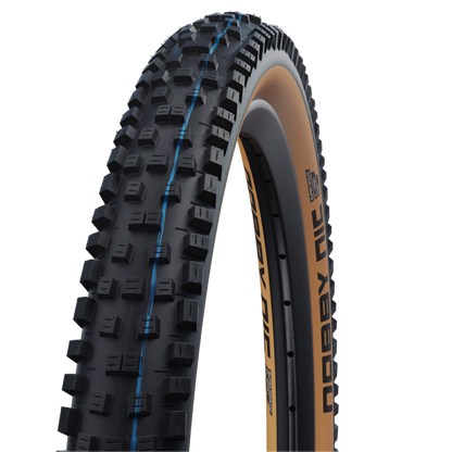 Pneu SCHWALBE NOBBY NIC 29x2.40 ADDIX SPEEDGRIP SUPERGROUND Tubeless Ready Souple Noir/Marron