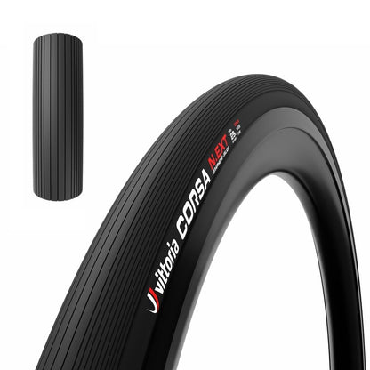 VITTORIA CORSA N.EXT WIDE Graphene G2.0 Tubeless-Ready-Reifen Schwarz