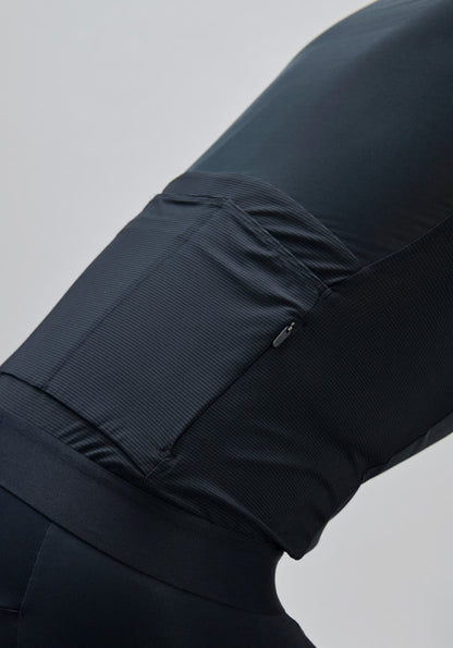 Trikot POC RACEDAY Kurzarm Schwarz