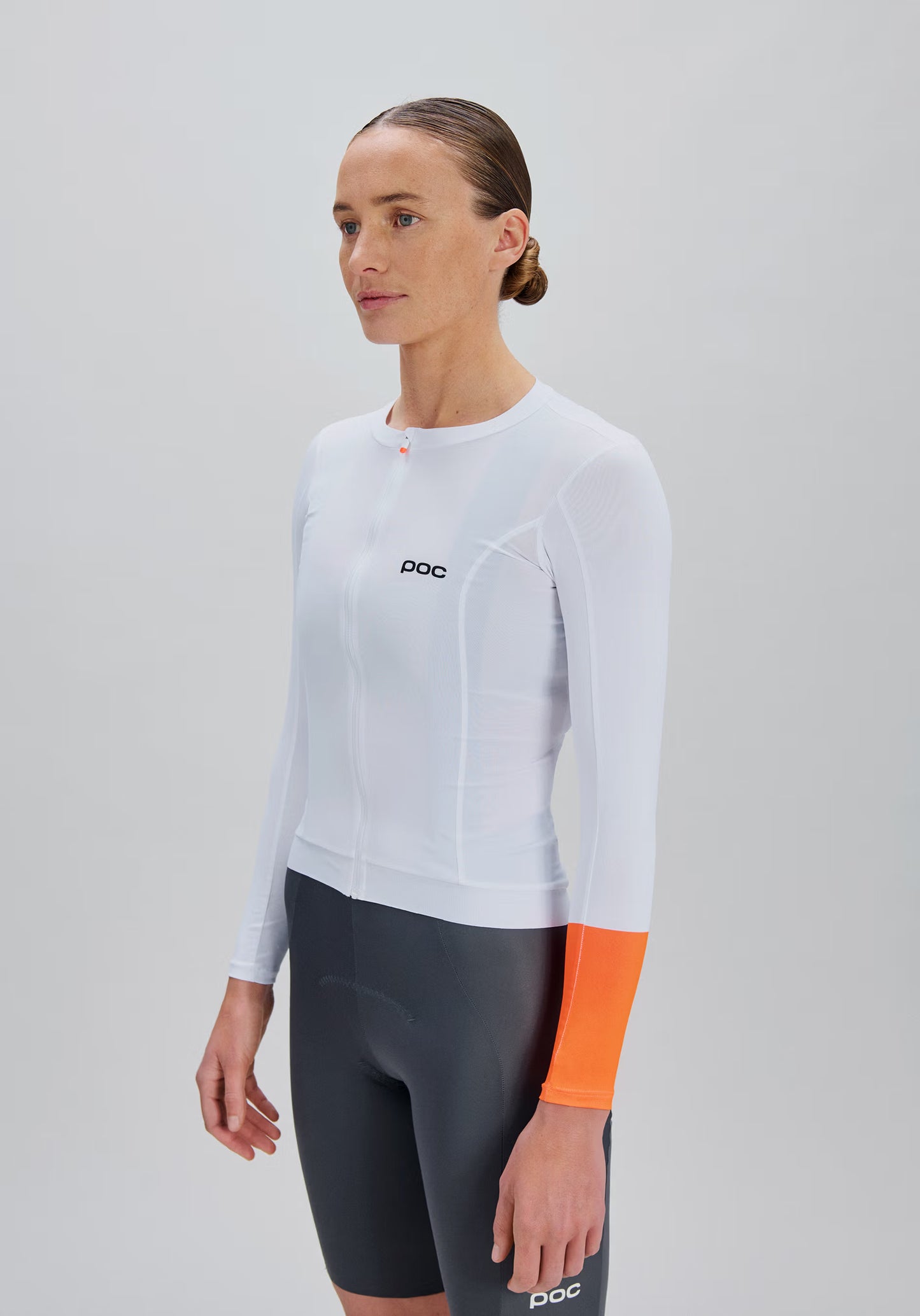 POC CADENCE Damen Trikot Langarm Weiß