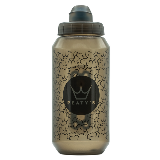 PEATY'S X FIDLOCK Big Dog (750ml) Fumé Trinkflasche und Flaschenhalter Set