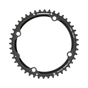Plateau Extérieur STRONGLIGHT SHIMANO XTR M960 9V 4 Trous 146mm — vue du plateau sur fond blanc