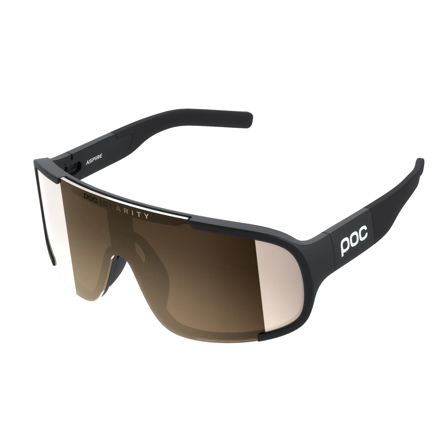 Lunettes POC ASPIRE Noir Verre Clarity Trail Partly Sunny Silver