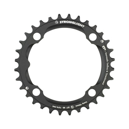 Mittleres Kettenblatt STRONGLIGHT CT² 9-fach, 4-Loch, 104 mm — Kettenblatt auf weißem Hintergrund