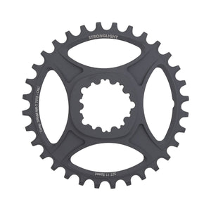 Einfach-Kettenblatt STRONGLIGHT HT3 SCHMAL-BREIT 11-fach Sram Direct Mount, 6 mm Versatz — Kettenblatt auf weißem Hintergrund