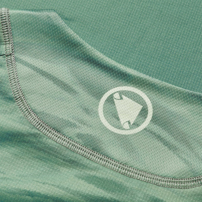 Maillot ENDURA MARBLE LTD PRINTED Manches Courtes Vert 2025