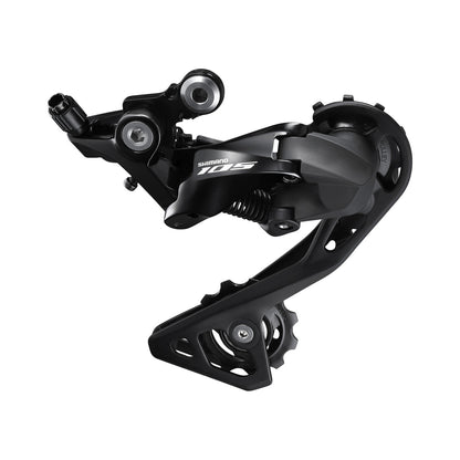 Dérailleur Arrière SHIMANO 105 R7000-GS 11V Chape Moyenne Noir – vue produit sur fond blanc