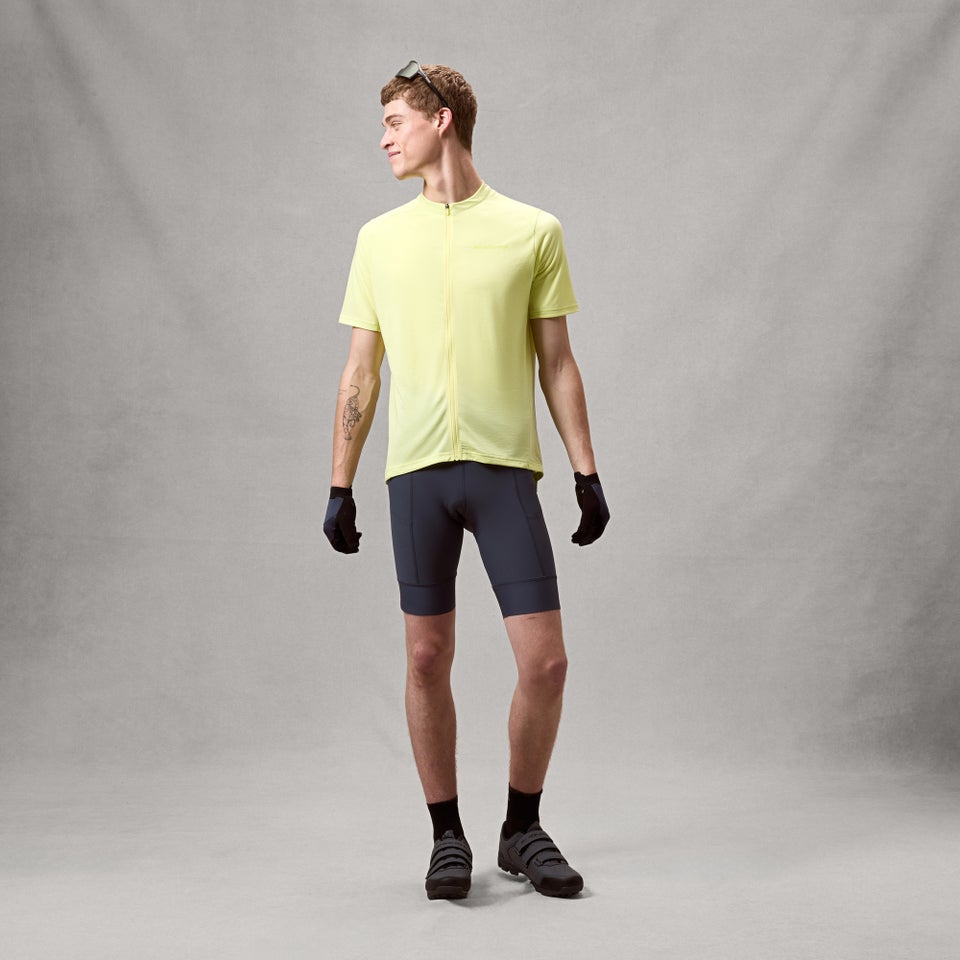 ENDURA LOOP ZIPPED Trikot Kurzarm Oilseed