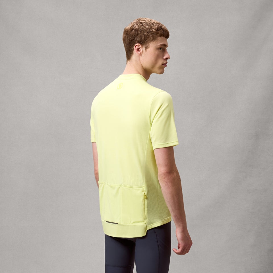 ENDURA LOOP ZIPPED Trikot Kurzarm Oilseed