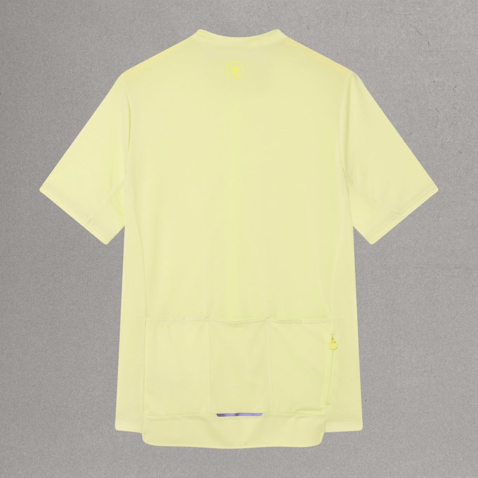 ENDURA LOOP ZIPPED Trikot Kurzarm Oilseed