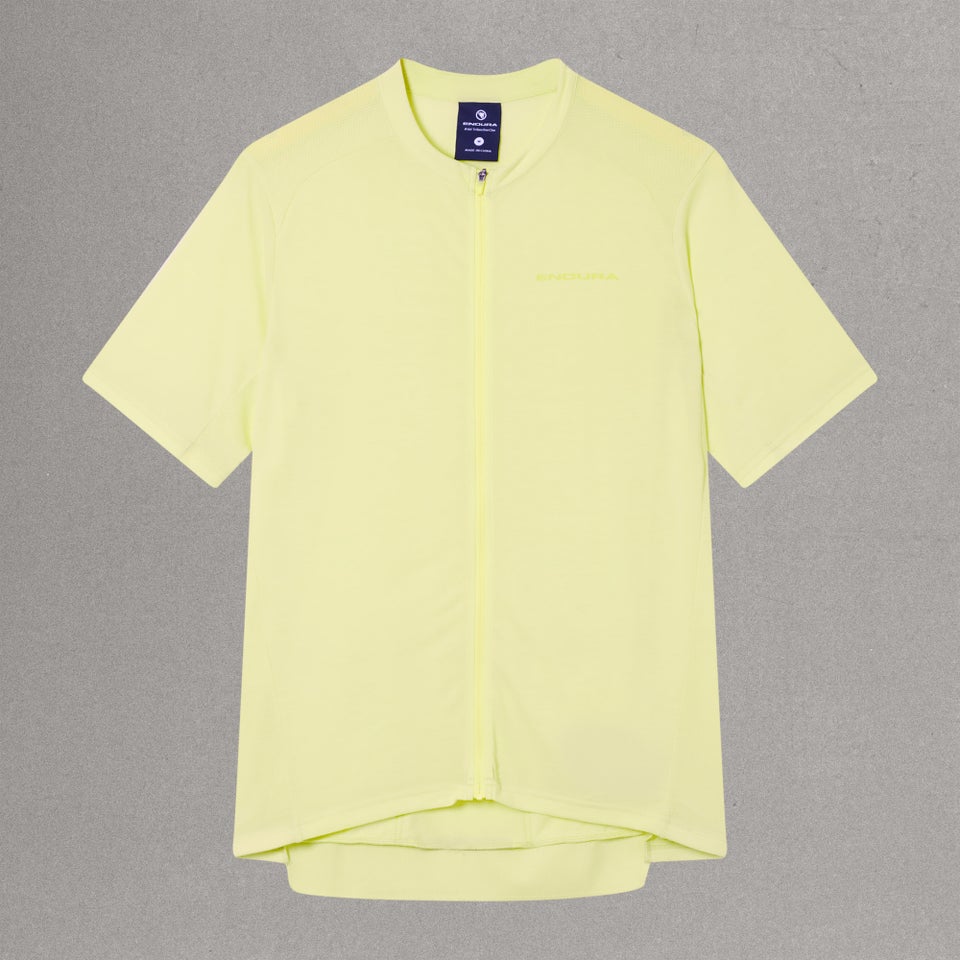 ENDURA LOOP ZIPPED Trikot Kurzarm Oilseed