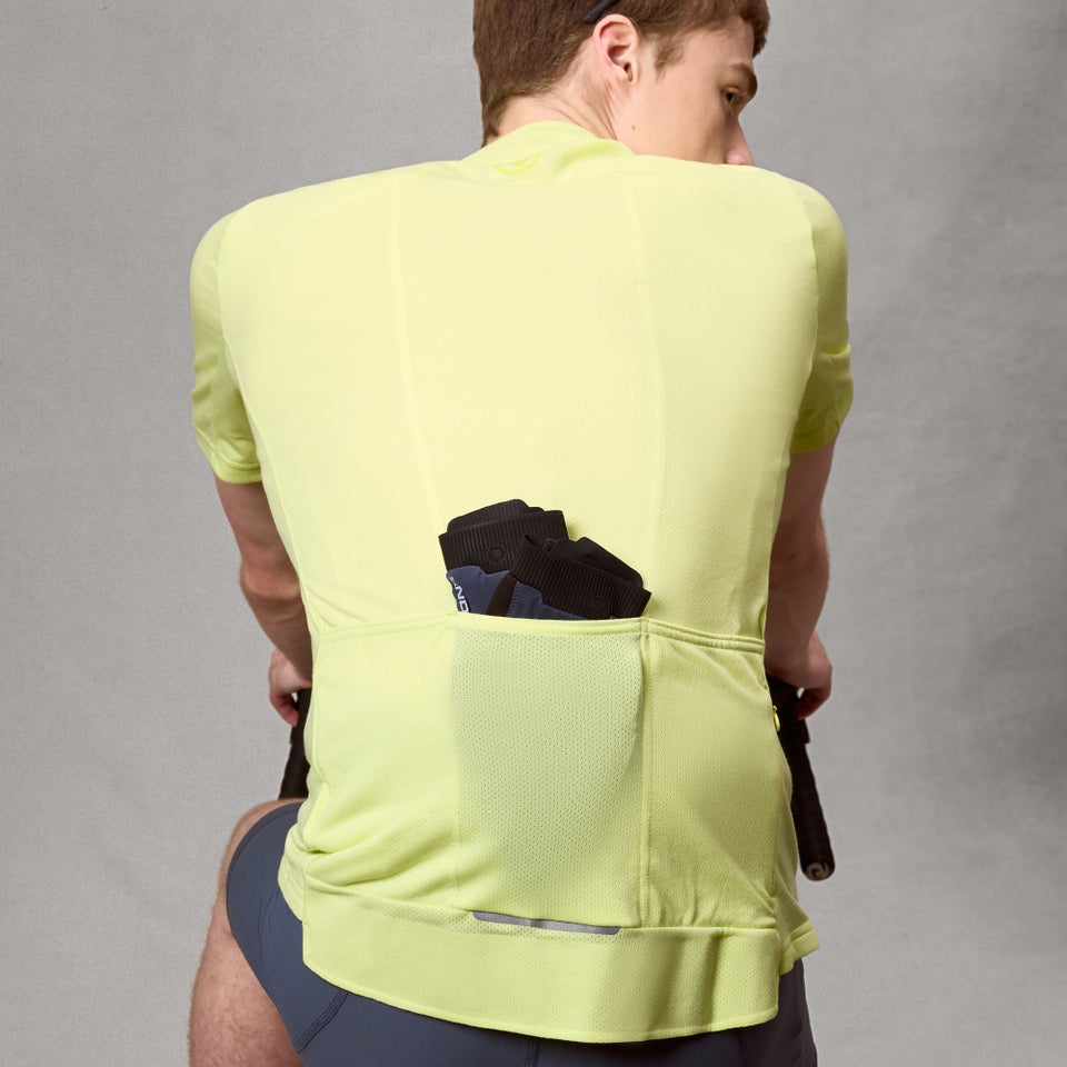 ENDURA LOOP ZIPPED Trikot Kurzarm Oilseed