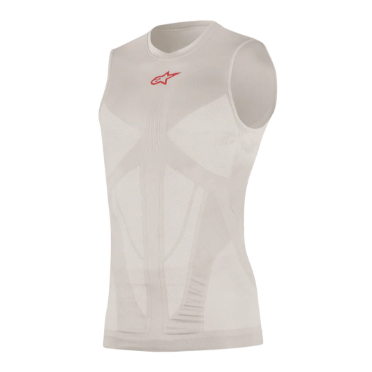 Unterwäsche ALPINESTARS TECH TANK SUMMER Ärmellos Grau/Rot