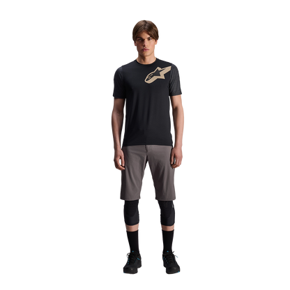 Maillot ALPINESTARS A-DURA LIPAN Manches Courtes Noir