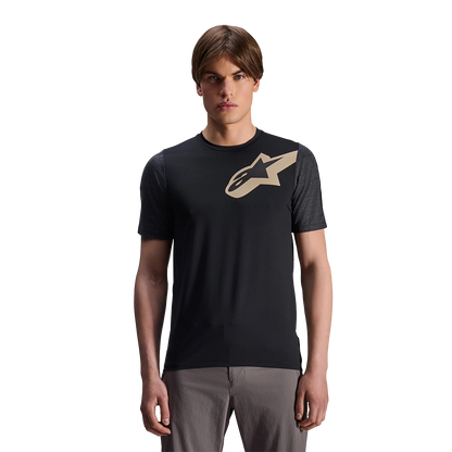 Maillot ALPINESTARS A-DURA LIPAN Manches Courtes Noir