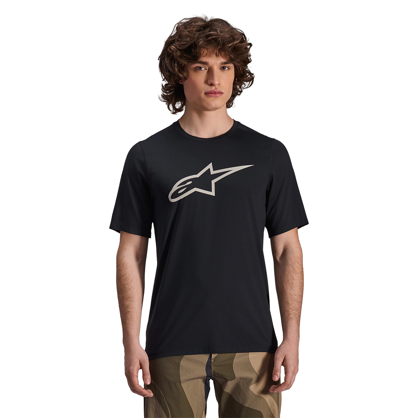 Maillot ALPINESTARS A-DURA ASTAR Manches Courtes Noir