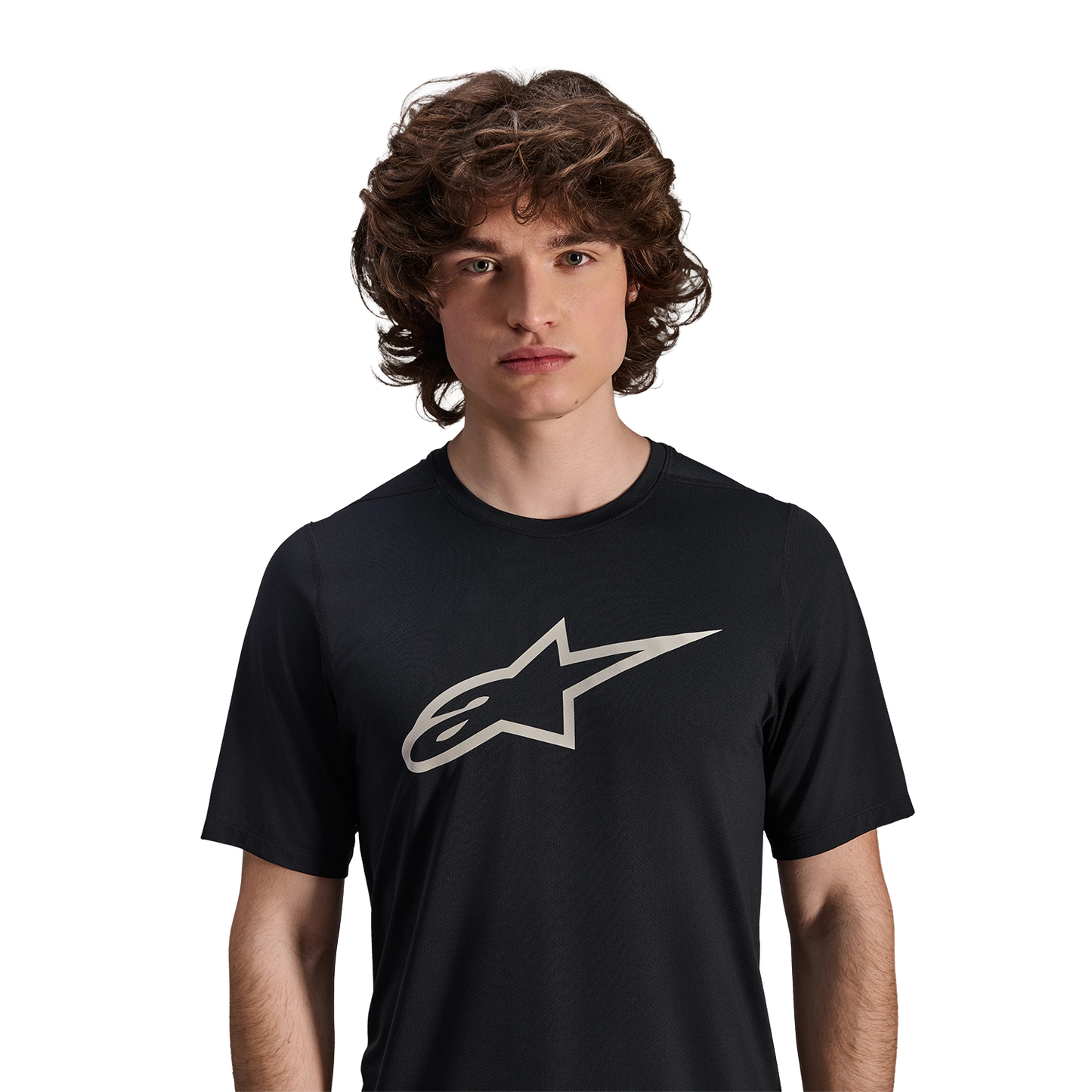 Maillot ALPINESTARS A-DURA ASTAR Manches Courtes Noir