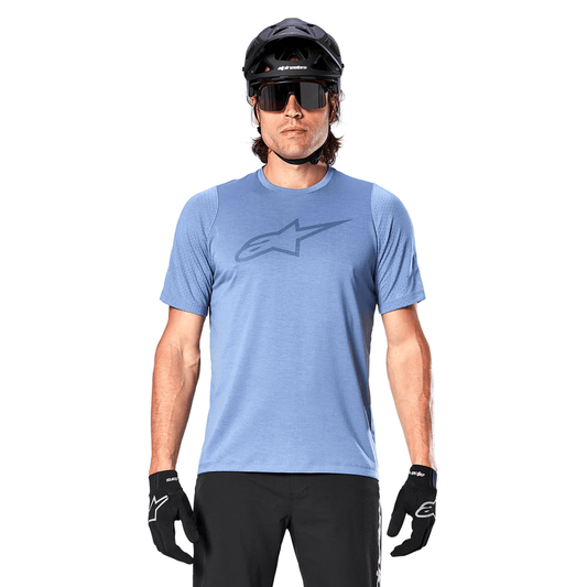 Maillot ALPINESTARS A-DURA ASTAR Manches Courtes Bleu