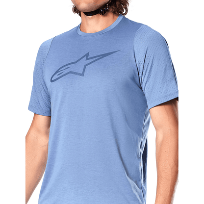 Maillot ALPINESTARS A-DURA ASTAR Manches Courtes Bleu