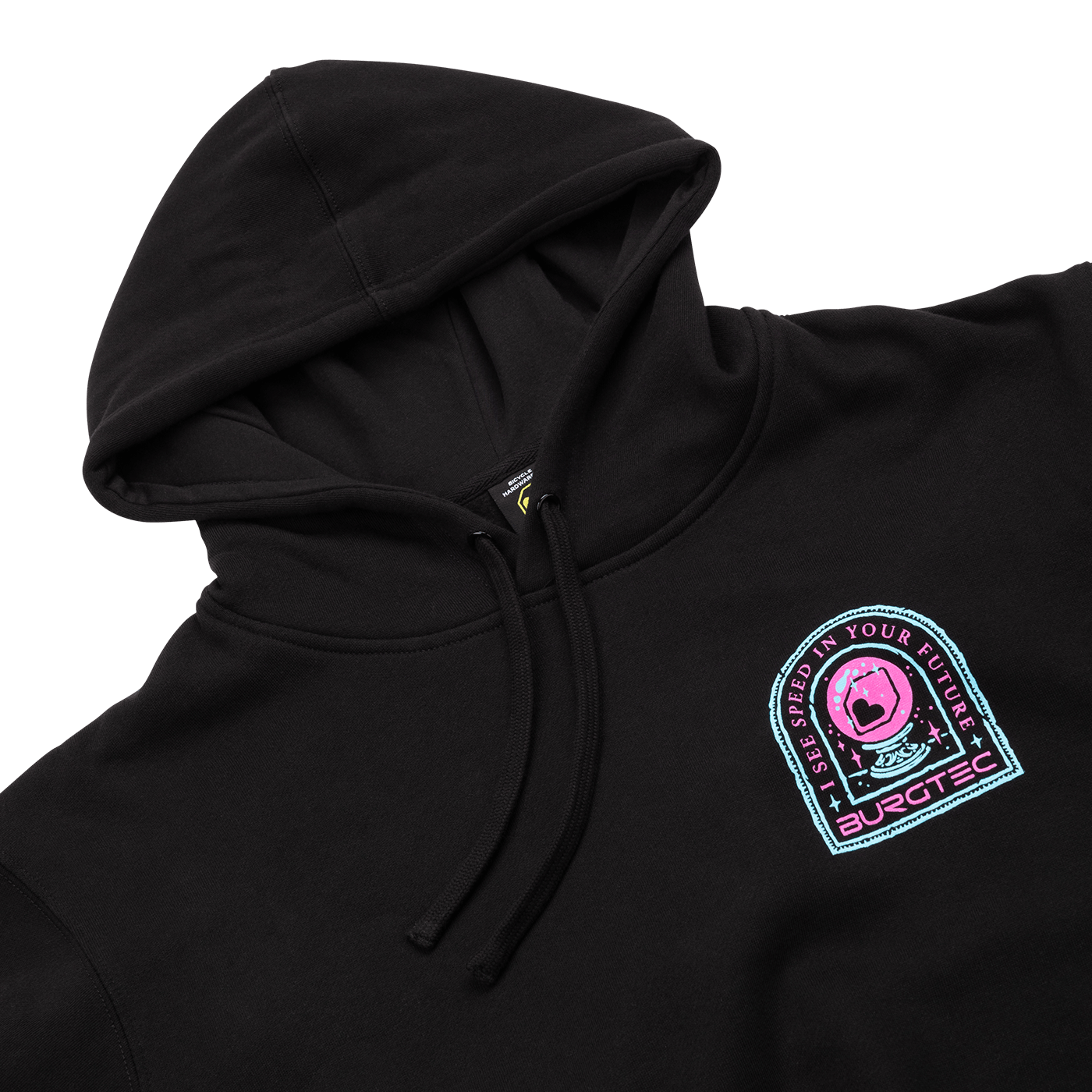 BURGTEC TARROT Kapuzenpullover, schwarz