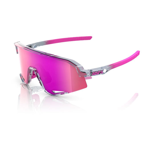 Brille 100% SLENDALE POLISHED Transluzenter Spiegel Violett