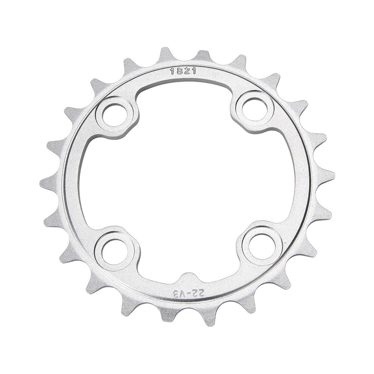 SRAM MTB 64BCD V3 TUNGSTEN Innenkettenblatt, 9-fach, 4-Loch, 64 mm — Ansicht des Kettenblatts auf weißem Hintergrund