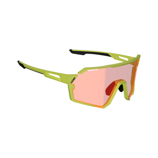 Lunettes LEATT RIDEVIZ PRO SMALL Jaune Verre Crystal Iriz Rouge