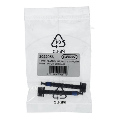 Befestigungsschraube Hinterer Bremssattel ELVEDES FM Shimano M5x43 Typ C