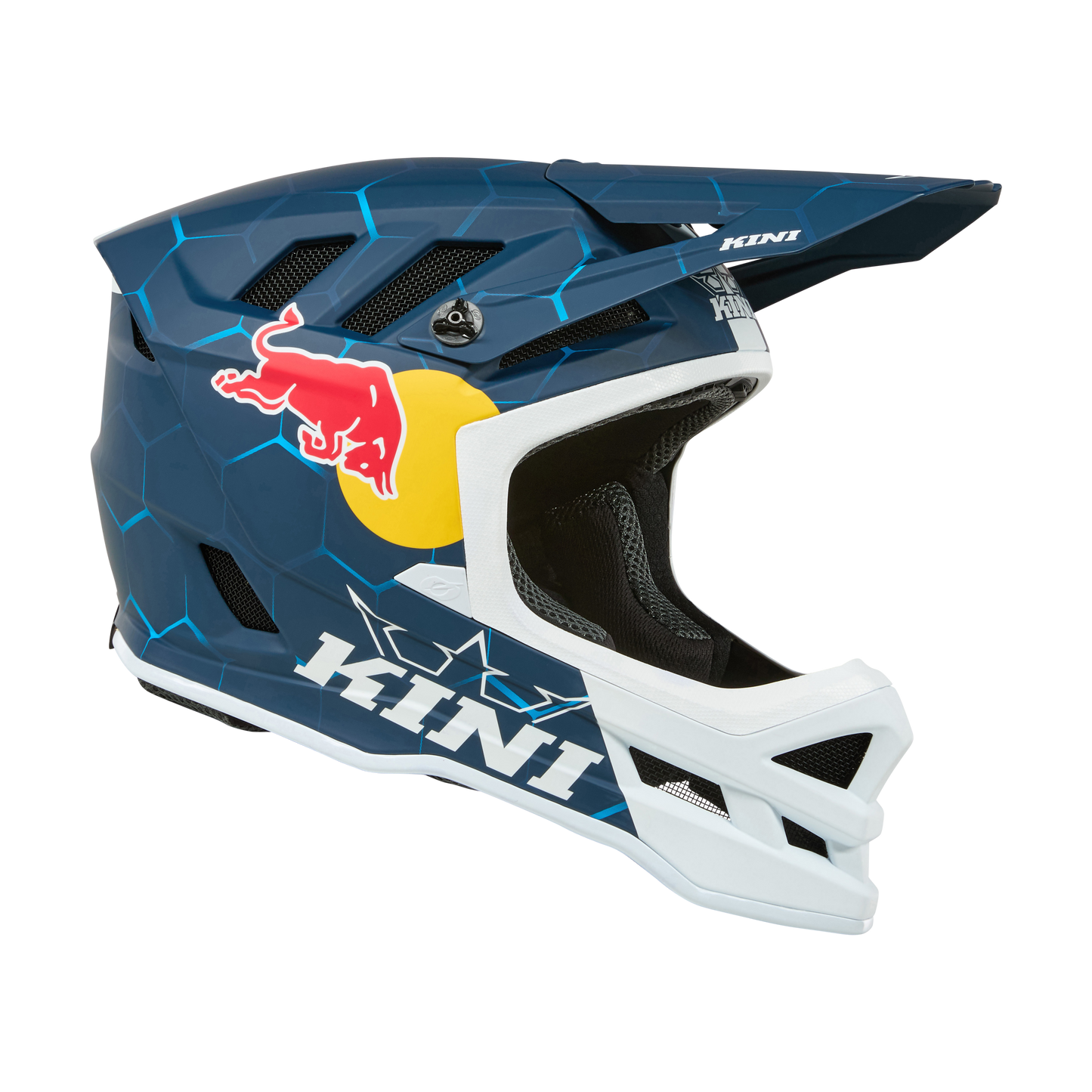 Casque VTT O'NEAL DHC KINI RED BULL 1.0 Blanc/Bleu